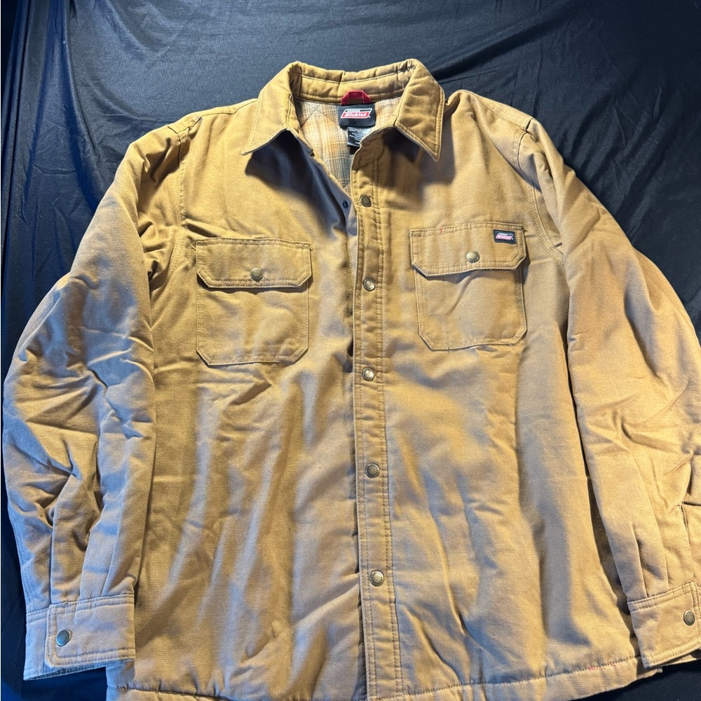 Dickies Men's Brown Shirt Jacket
